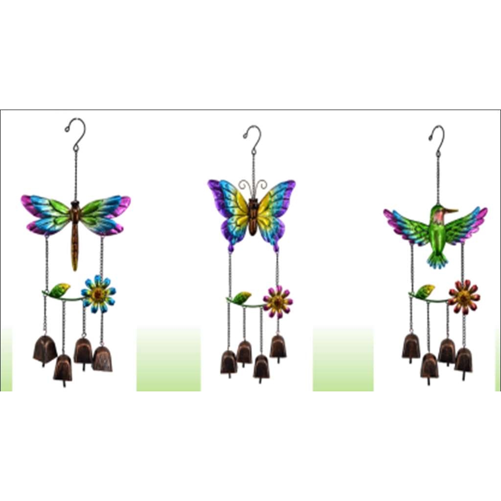 Product Image for Metal Winged Animals with Hanging Bells