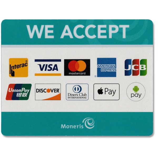 Card Brand Decal Signage Kit