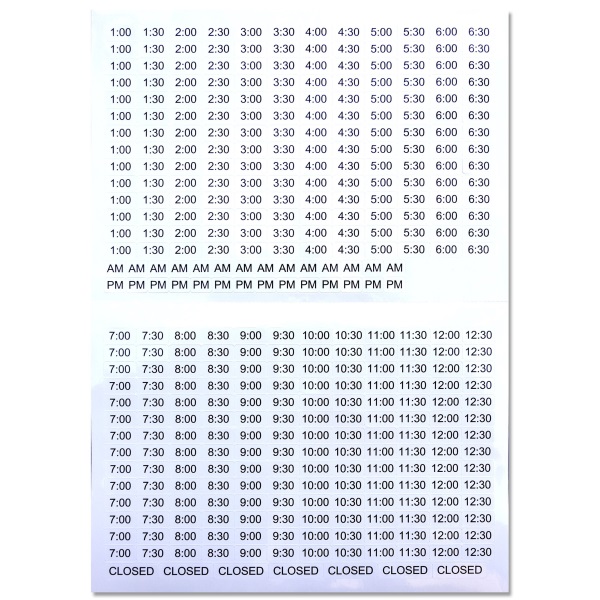 Card Brand Decal Signage Kit