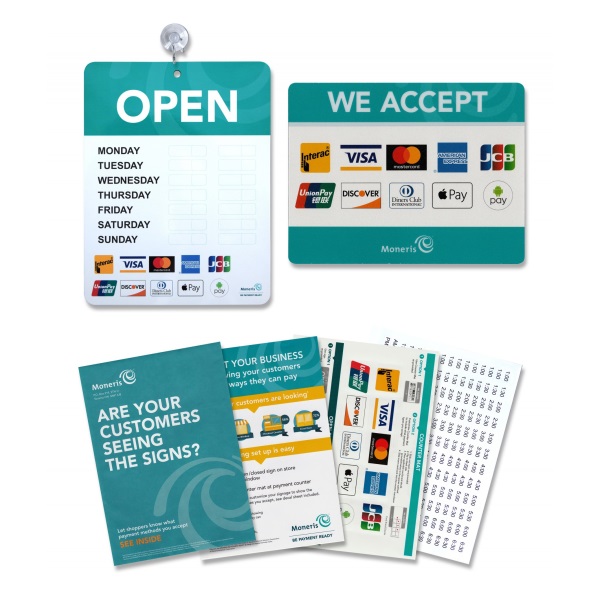 Card Brand Decal Signage Kit