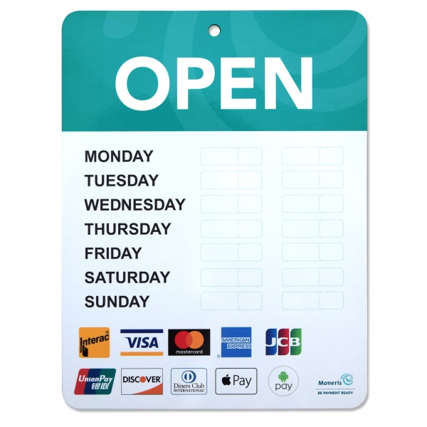 Card Brand Decal Signage Kit